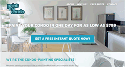 Desktop Screenshot of paintmycondo.com